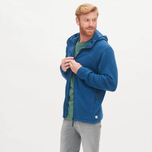 Polaire à capuche NORDIAN en coton - LIVING CRAFTS