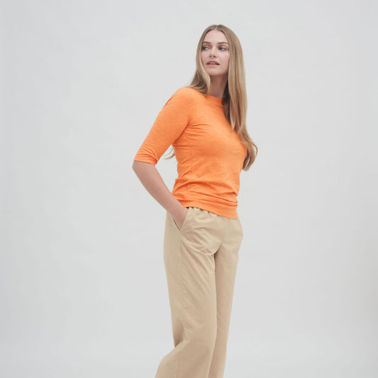 T-shirt manches 3/4 CHLOE 100% coton - LIVING CRAFTS