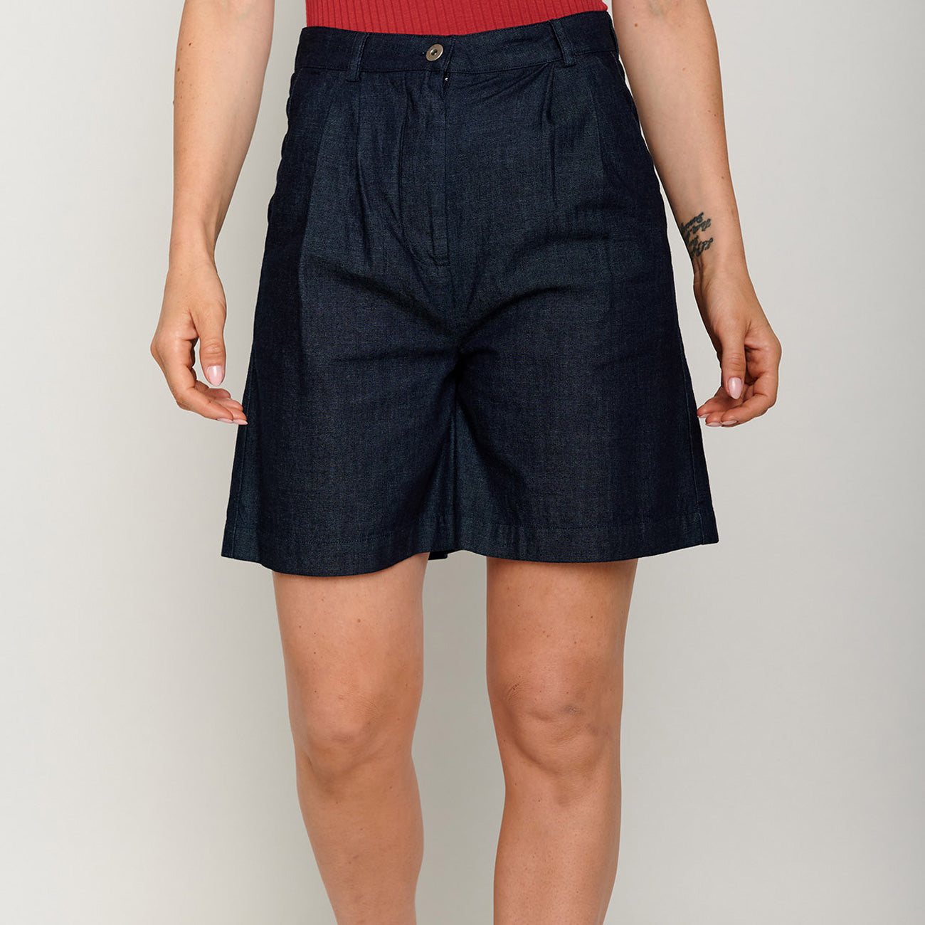 Short taille haute en coton bio - GREENBOMB