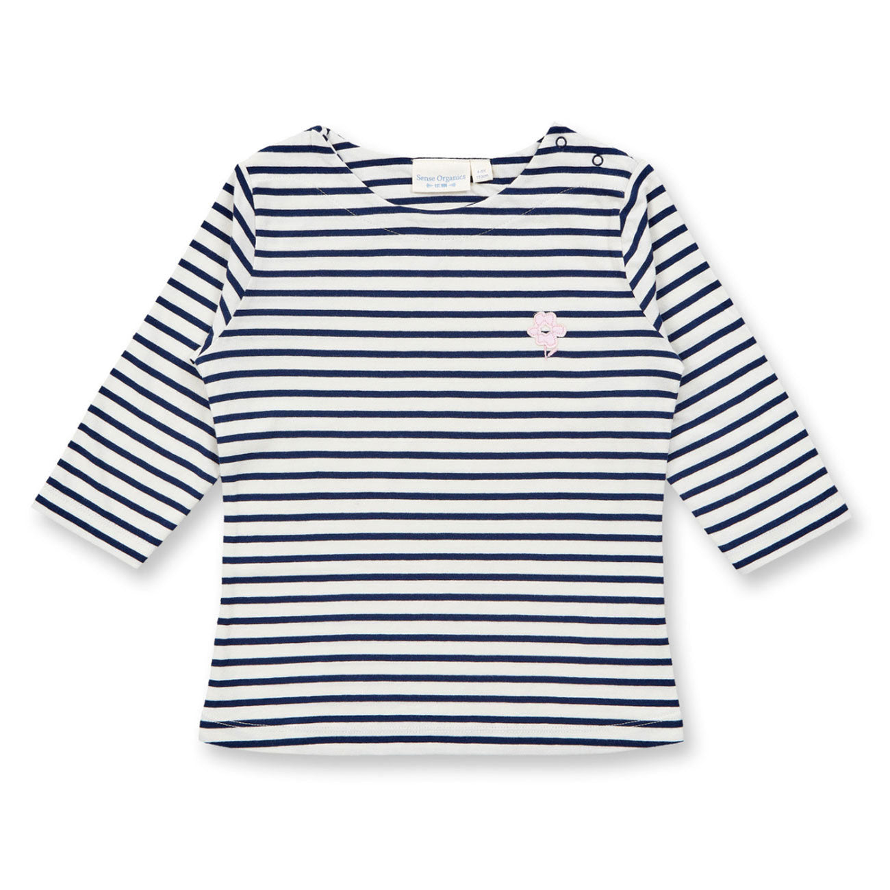 Marinière LOUISE broderie fleur - SENSE ORGANICS