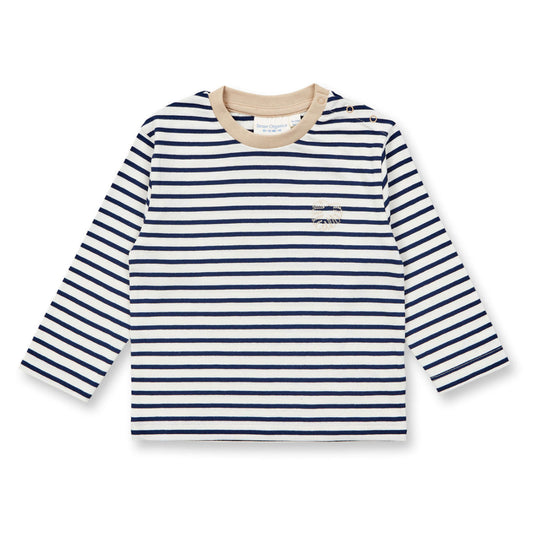 Marinière HANS broderie feuille - SENSE ORGANICS