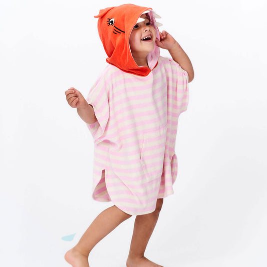 Cape de bain àcapuche requin ALVI - SENSE ORGANICS