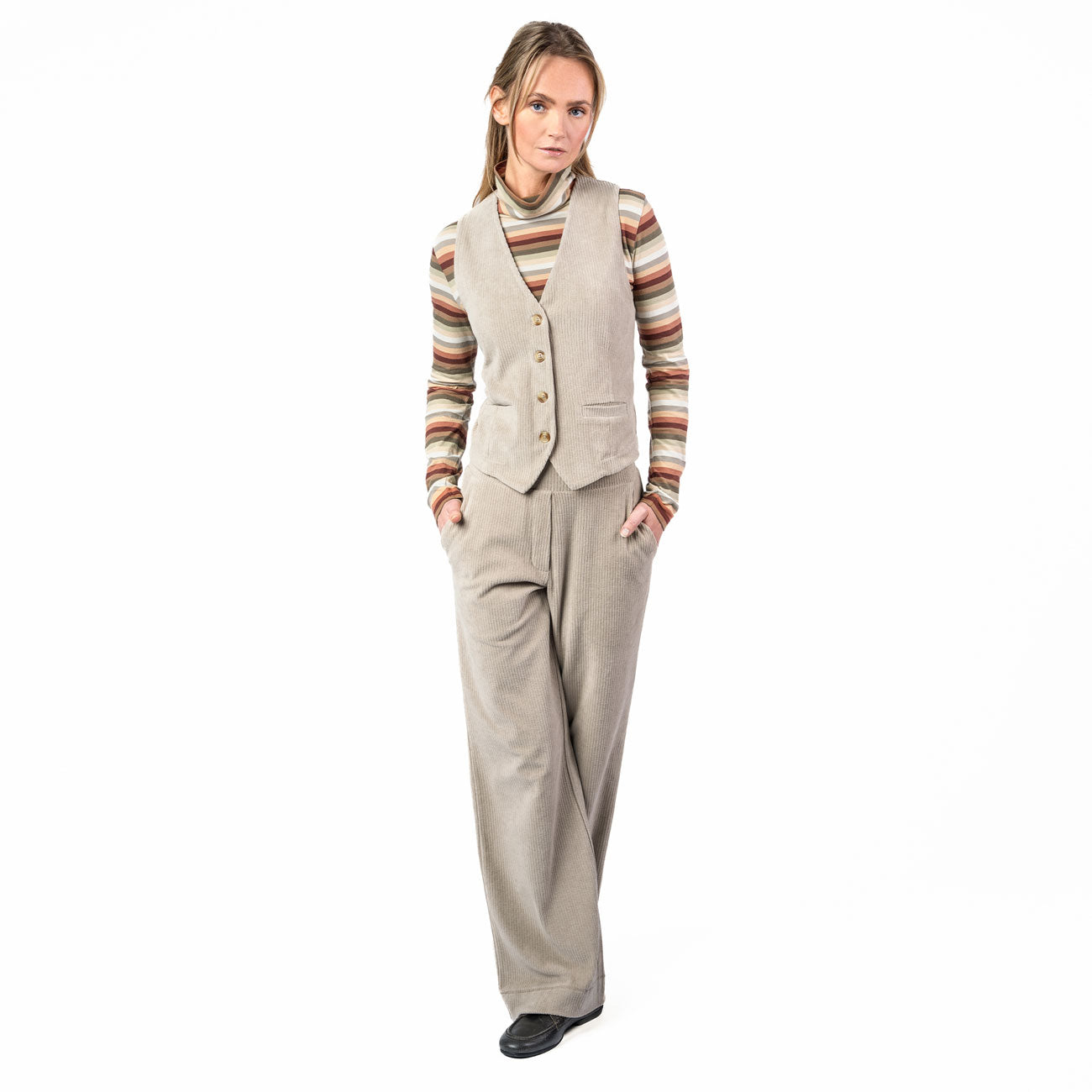 Pantalon PARSELINA 100% velours de coton - LIVING CRAFTS