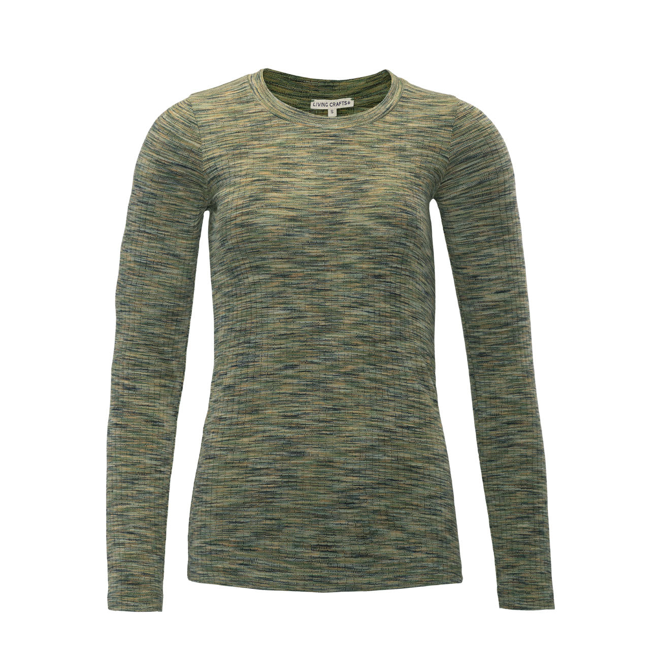 T-shirt côtelé PRISCA en coton bio - LIVING CRAFTS