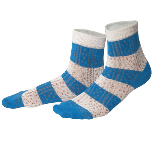 Chaussettes ajourées RONI en coton bio - LIVING CRAFTS