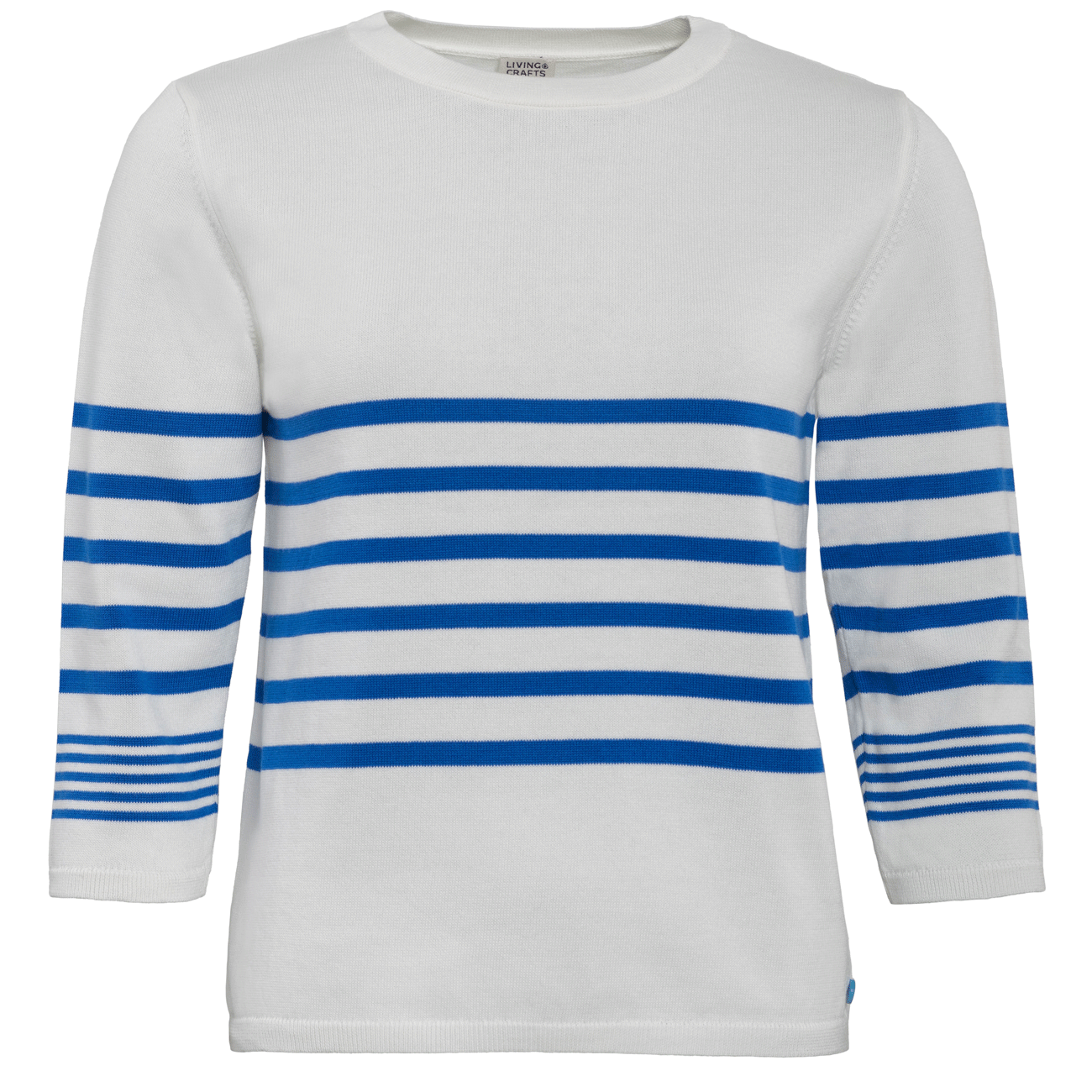 Pull 100% coton manches 3/4 ROMINA - LIVING CRAFTS