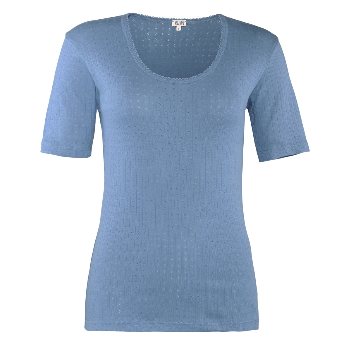 T-shirt de nuit ajouré ROOS 100% coton bio - LIVING CRAFTS