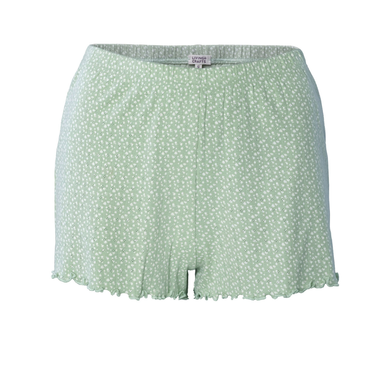 Short de nuit ajouré ROSARIA 100% coton bio - LIVING CRAFTS