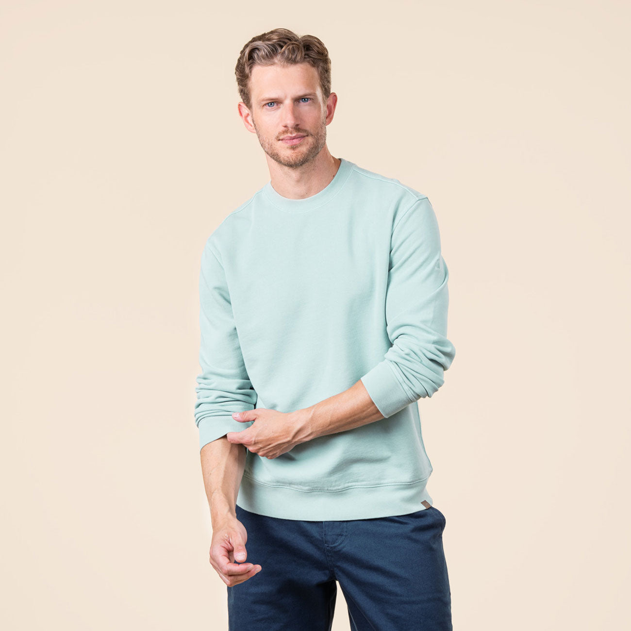 Sweatshirt RONNY 100% coton bio - LIVING CRAFTS