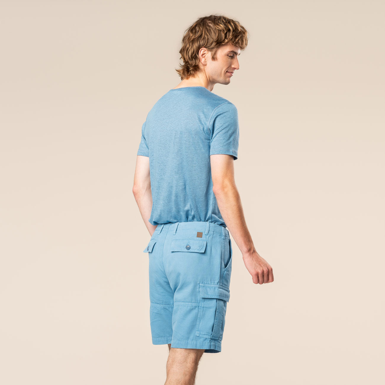 Bermuda cargo 100% coton bio RICO - LIVING CRAFTS
