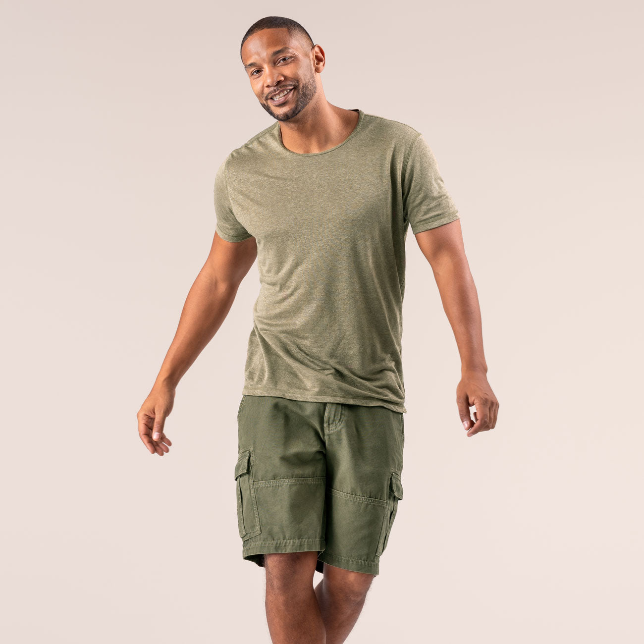Bermuda cargo 100% coton bio RICO - LIVING CRAFTS