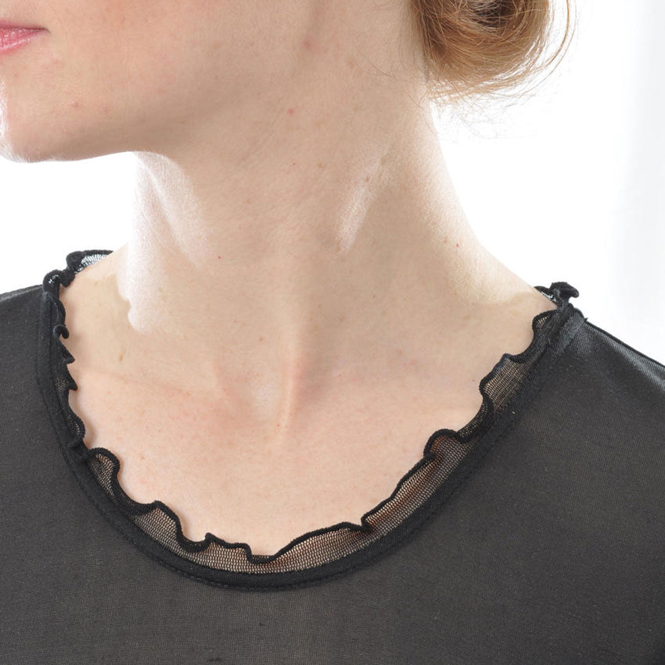 Chemise de nuit manches longues 100% soie bio - ALKENA