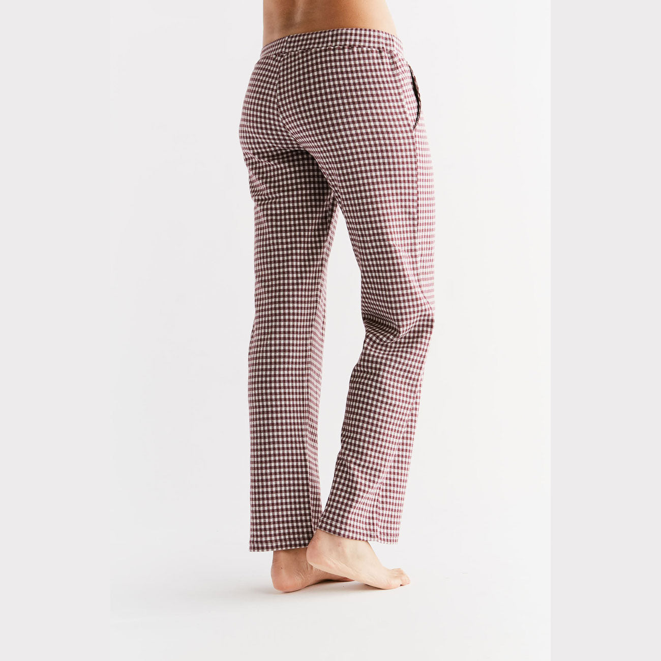 Pantalon de détente à carreaux - LEELA COTTON