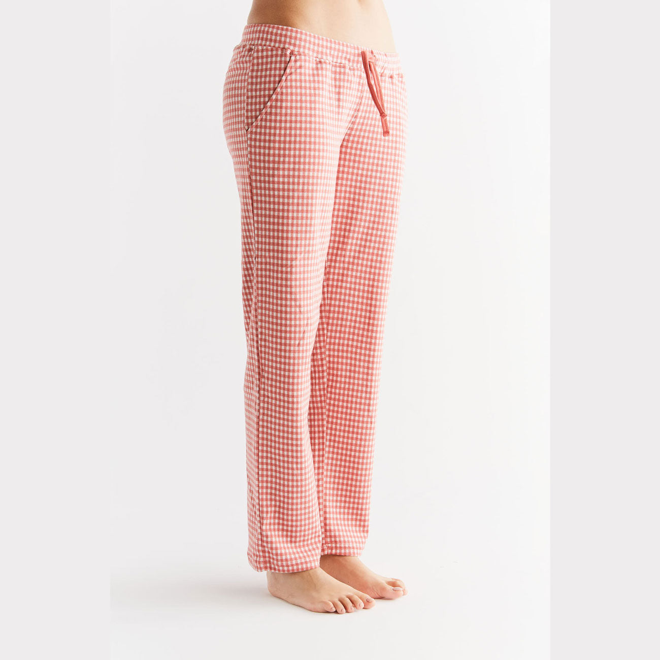 Pantalon de détente à carreaux - LEELA COTTON