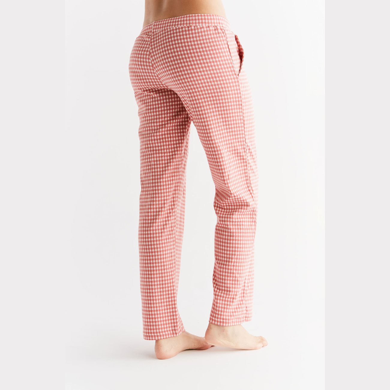 Pantalon de détente à carreaux - LEELA COTTON