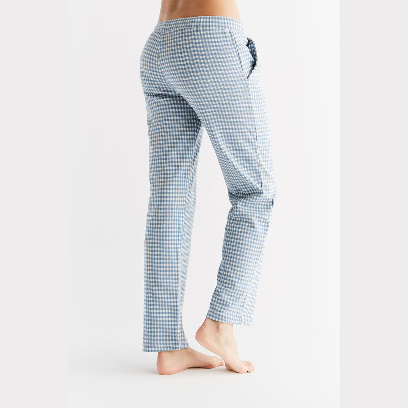 Pantalon de détente à carreaux - LEELA COTTON