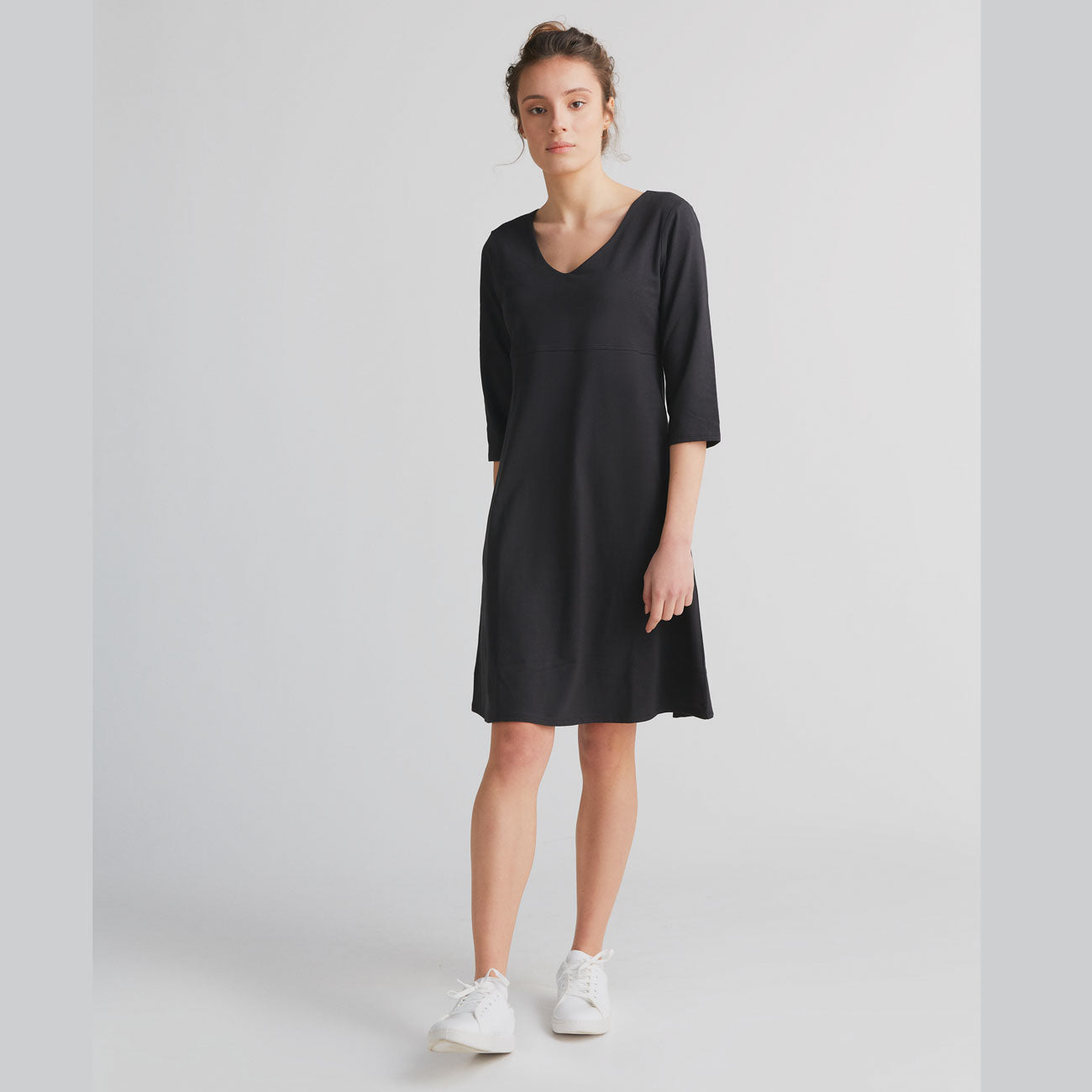 Robe manches 3/4 - LEELA COTTON