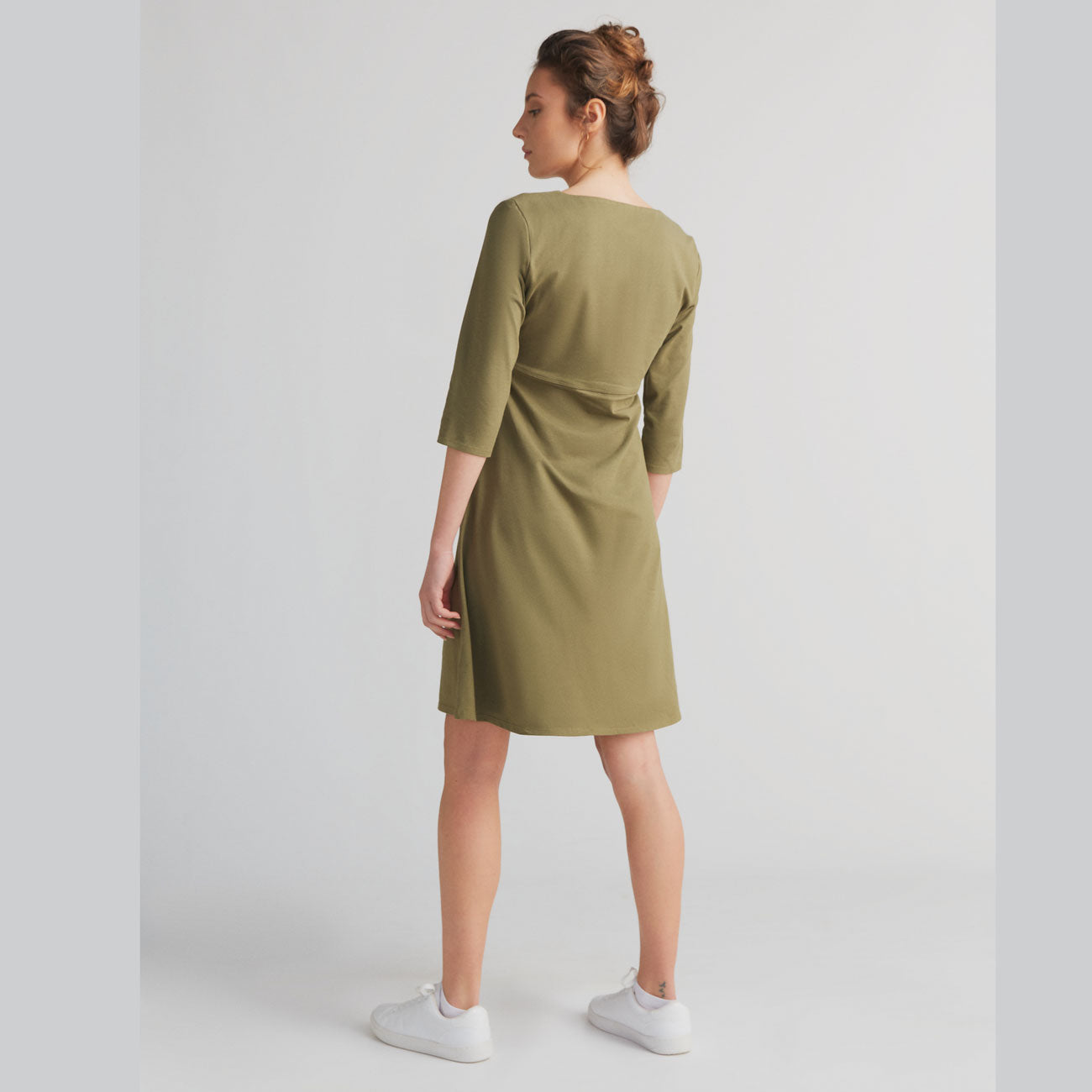 Robe manches 3/4 - LEELA COTTON