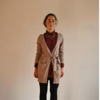 Gilet ceinturé en chanvre et coton bio - MADNESS