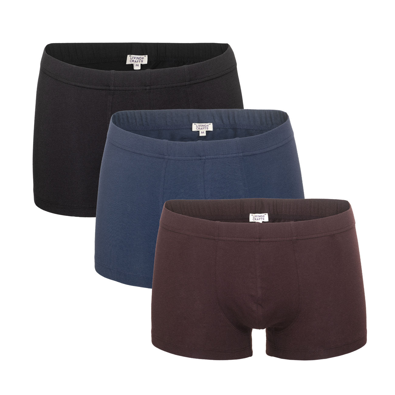 Trio de boxer SAGON en coton - LIVING CRAFTS
