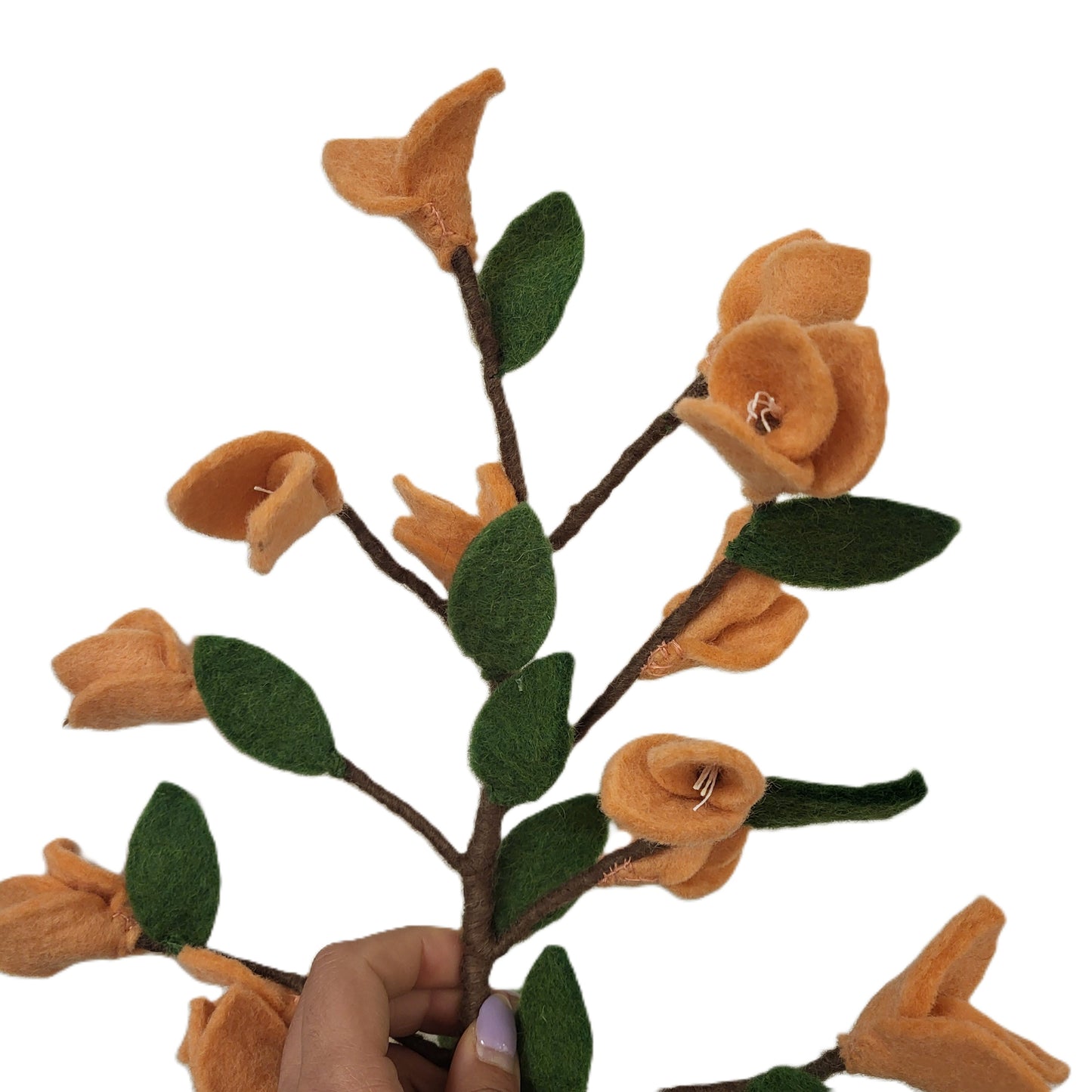 Fleurs de cerisier en laine feutrée - NATURSTYLE
