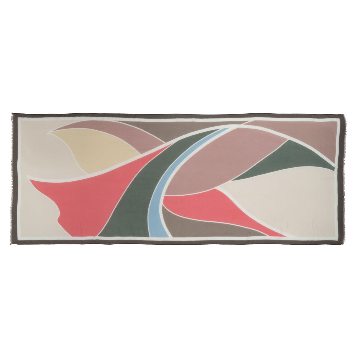 Foulard modal/coton inspiration aquarelle - LIVING CRAFTS