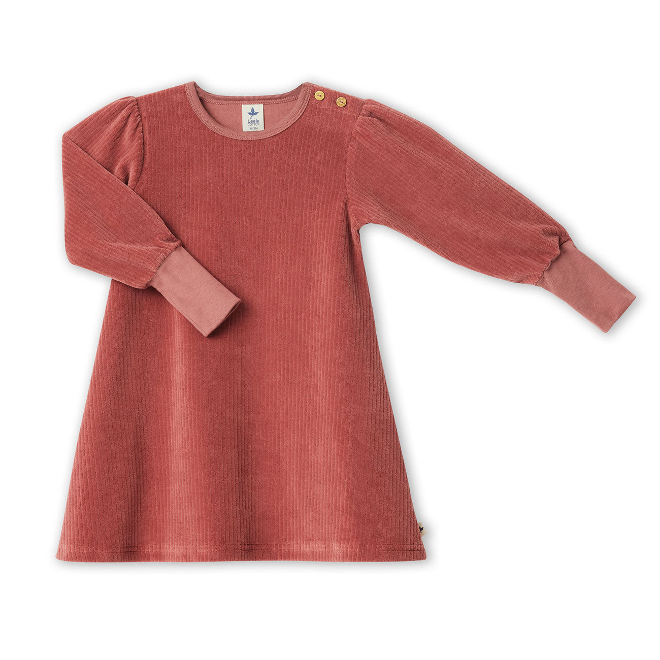 Robe velours côtelé 100% coton bio - LEELA COTTON