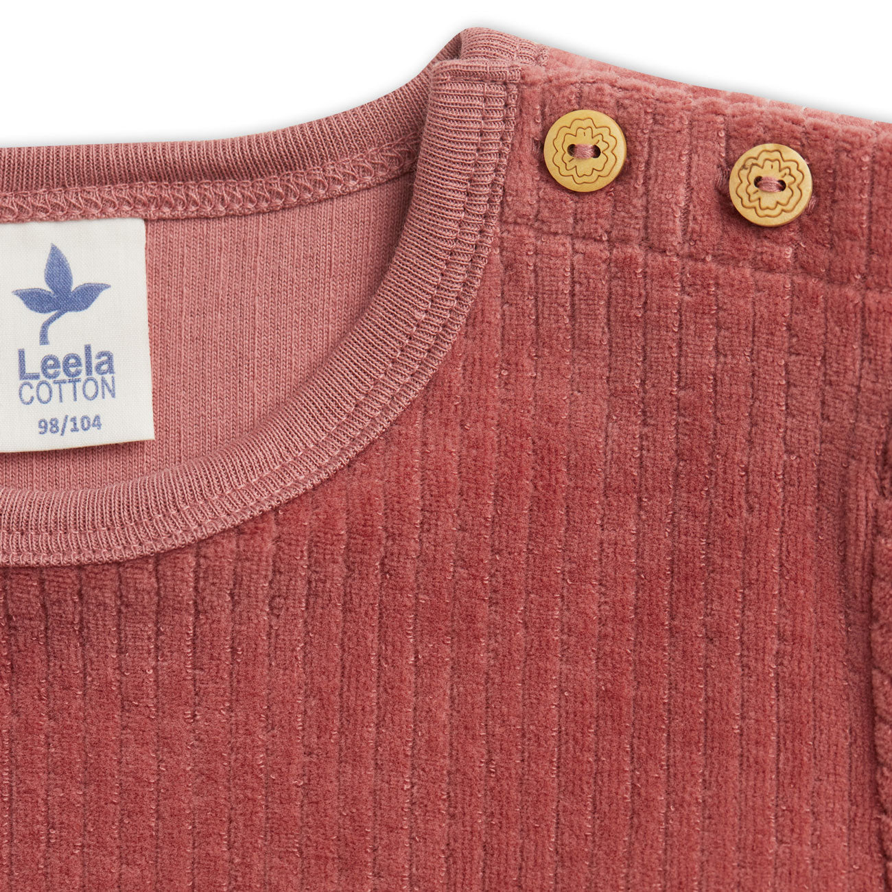 Robe velours côtelé 100% coton bio - LEELA COTTON