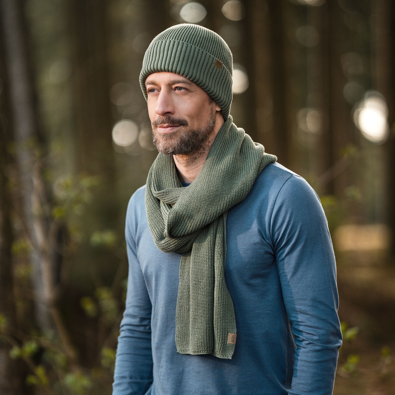 Écharpe FERRARA en coton bio - LIVING CRAFTS