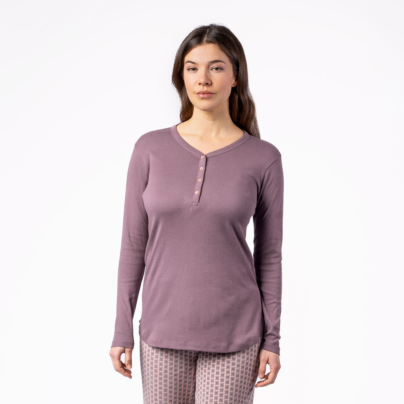 Haut de pyjama VIOLERA en coton bio - LIVING CRAFTS