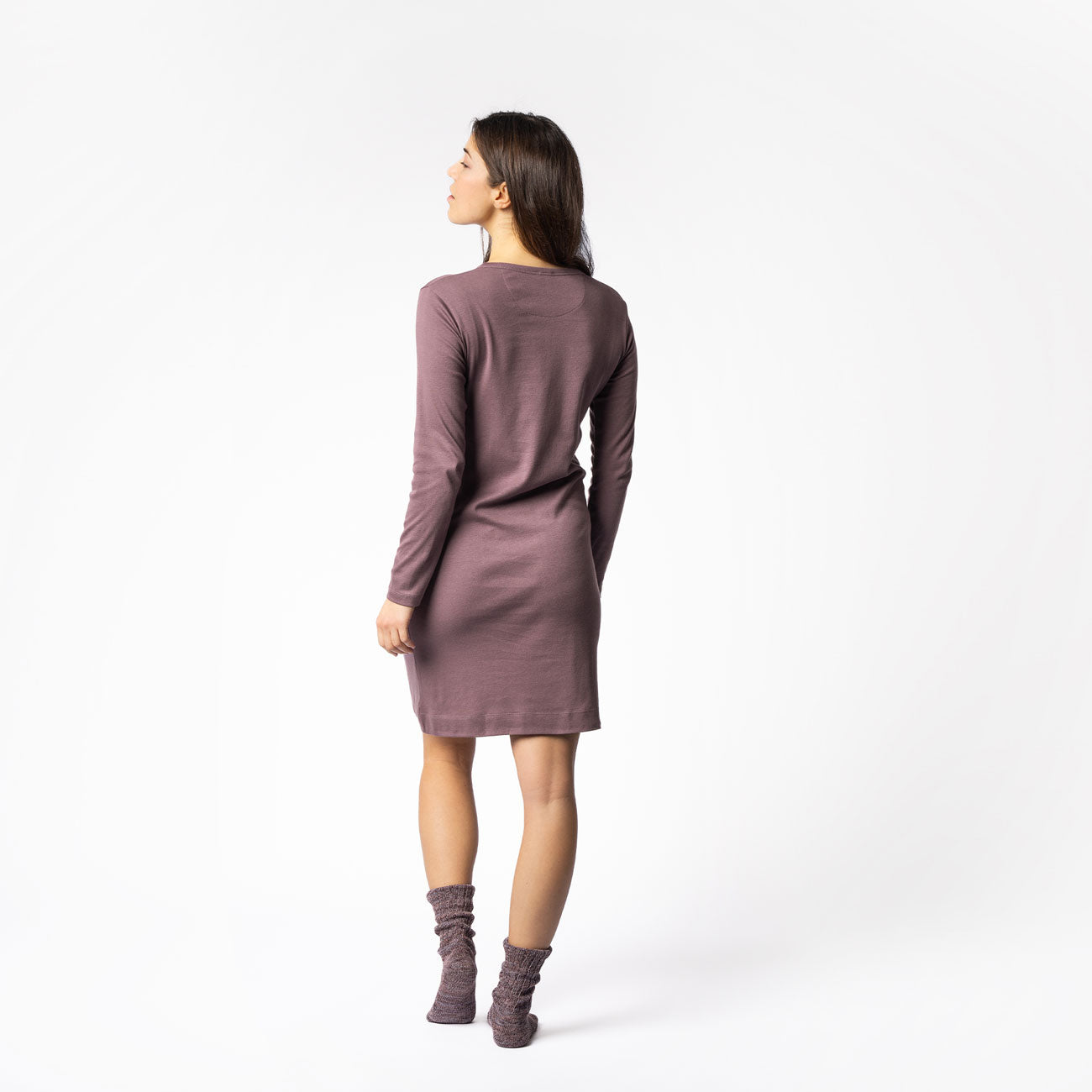 Chemise de nuit VASARA col V - LIVING CRAFTS