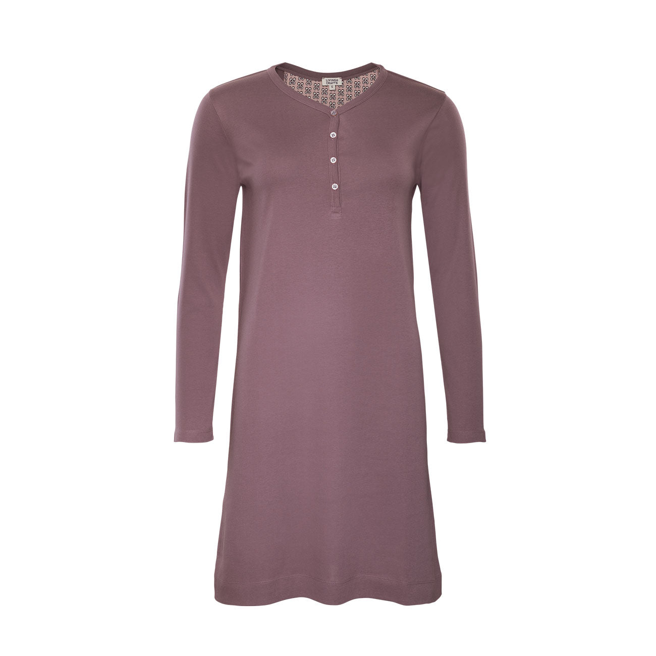 Chemise de nuit VASARA col V - LIVING CRAFTS