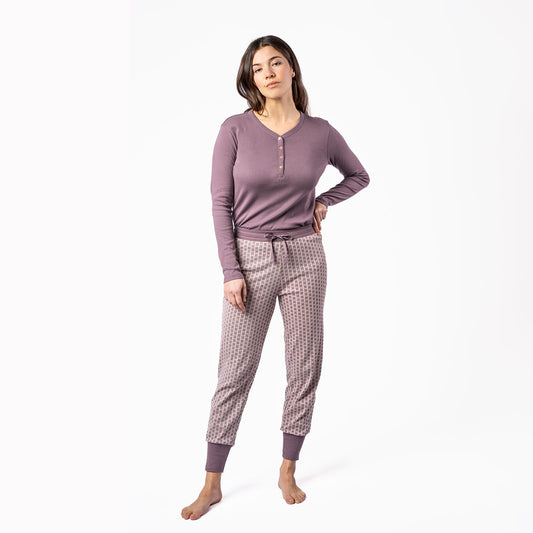 Bas de pyjama AVELINE en coton bio - LIVING CRAFTS