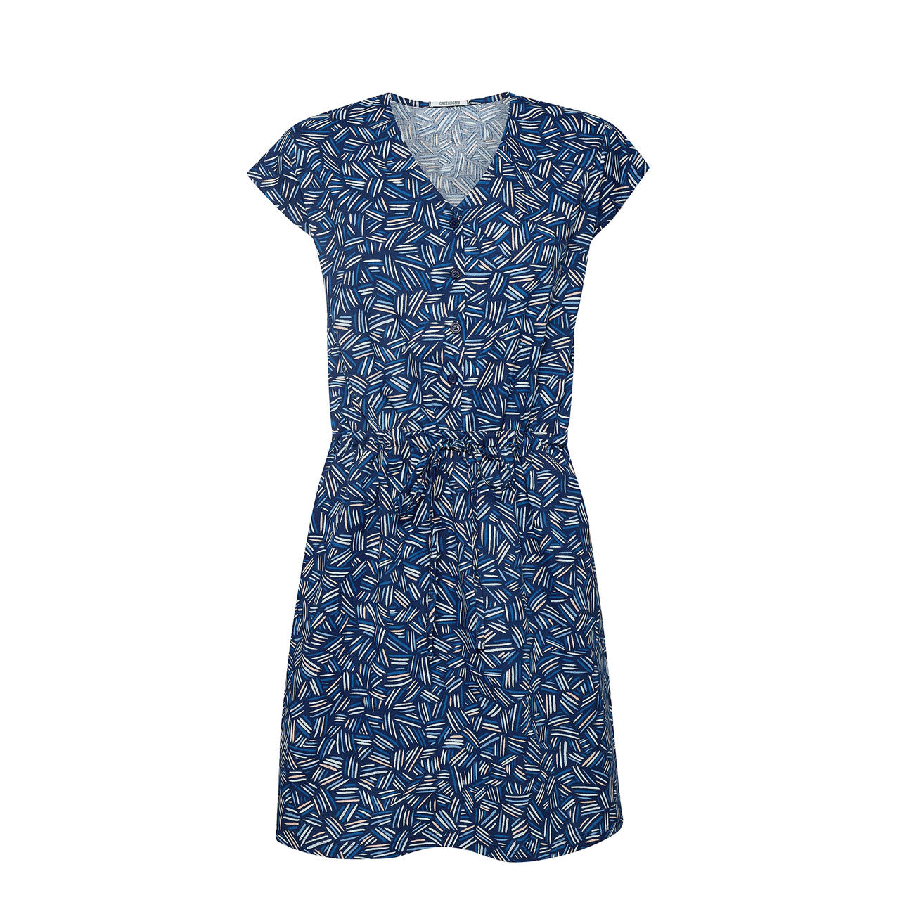 Robe abstraite en écovero - GREENBOMB