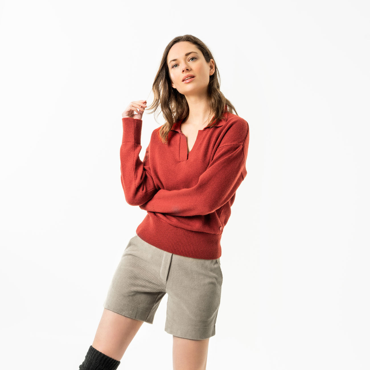 Pull en coton et laine ULANA - LIVING CRAFTS