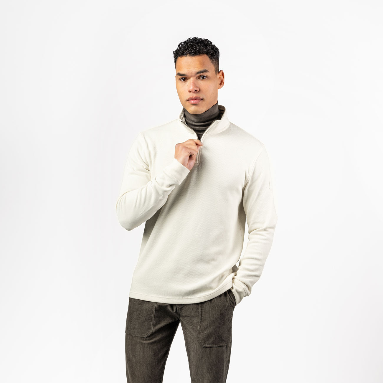 Pull camioneur ZEDRIK en coton bio - LIVING CRAFTS