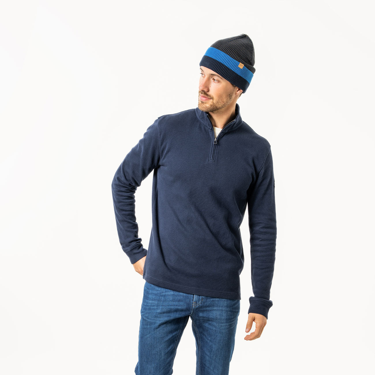 Pull camioneur ZEDRIK en coton bio - LIVING CRAFTS