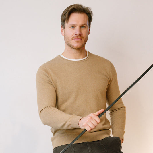 Pull ULRYK en coton et laine - LIVING CRAFTS