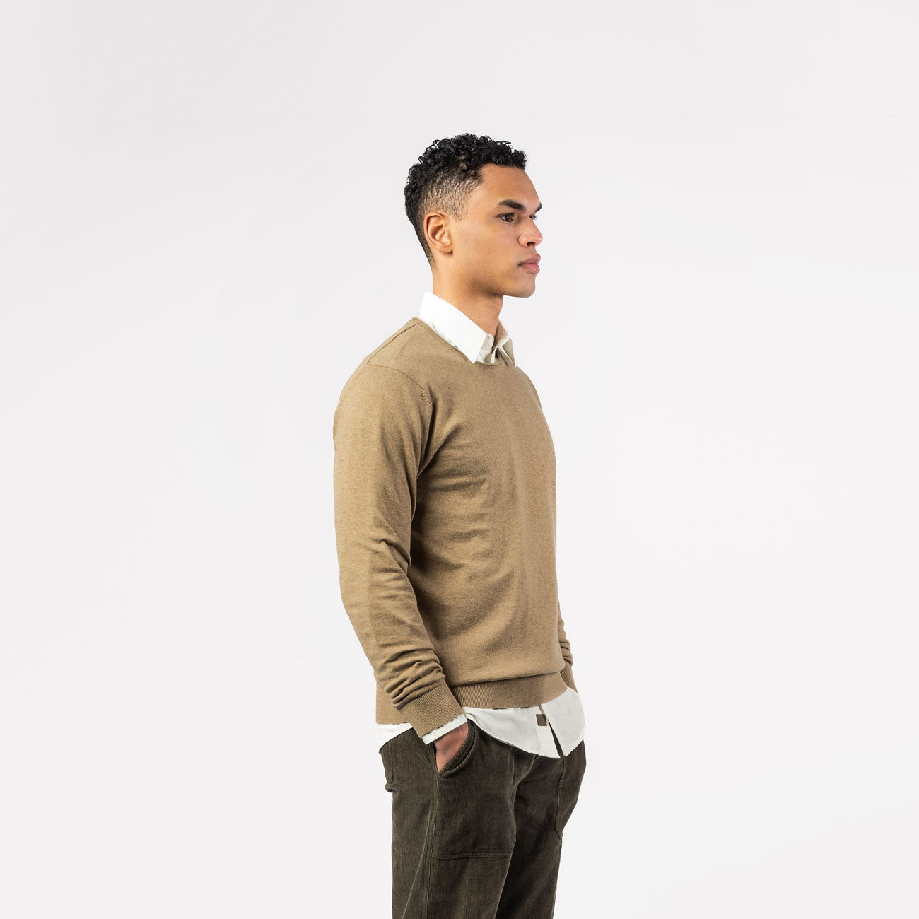 Pull ULRYK en coton et laine - LIVING CRAFTS