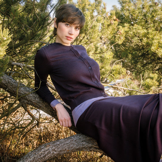 Cardigan SCARA en coton bio - LIVING CRAFTS