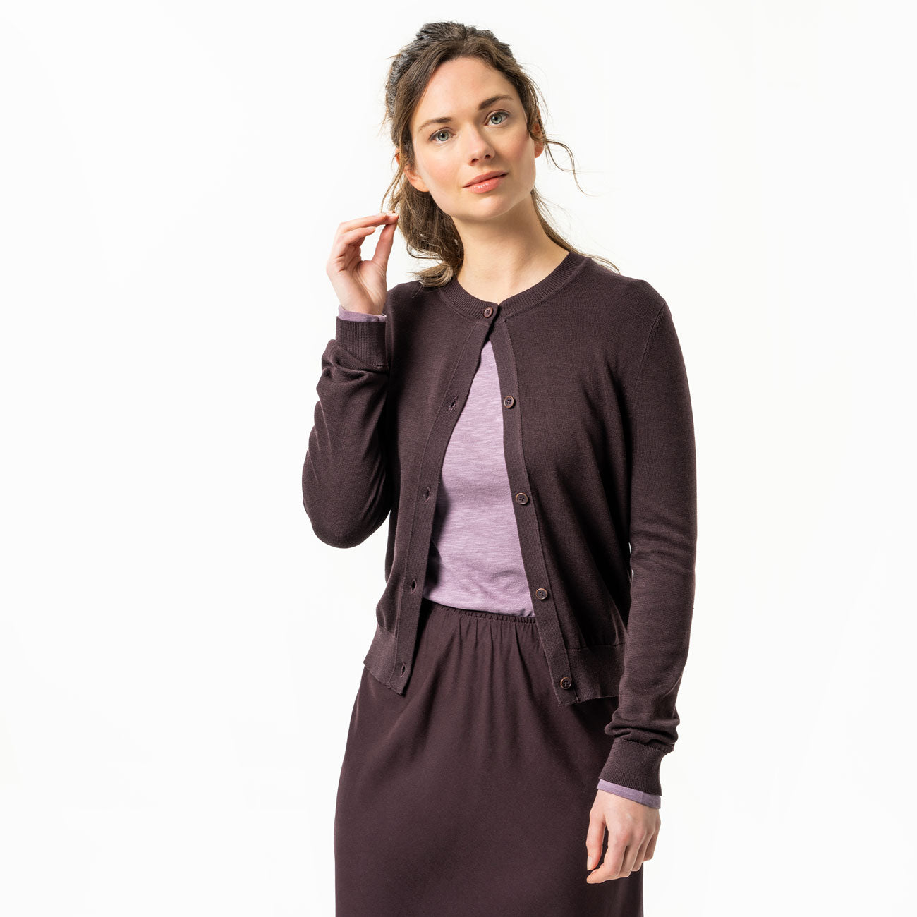 Cardigan SCARA en coton bio - LIVING CRAFTS