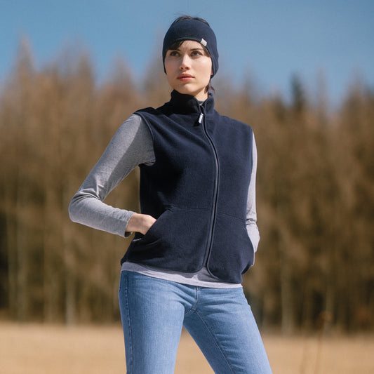 Gilet polaire SALI 100% coton bio - LIVING CRAFTS