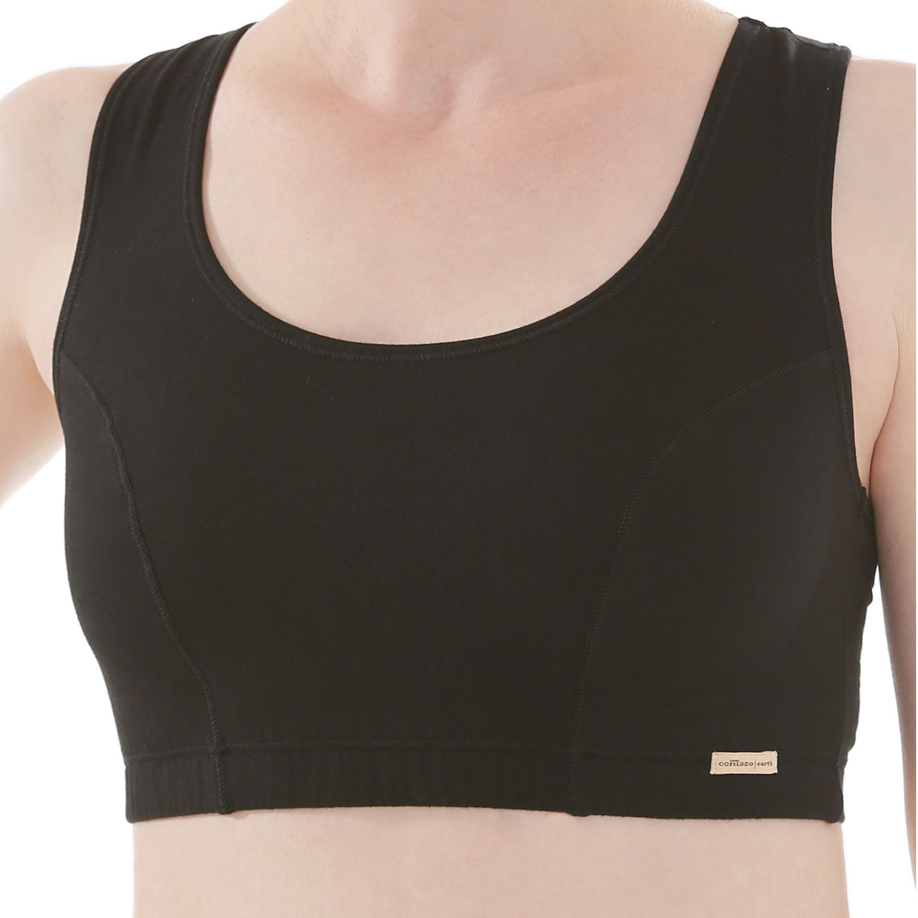 Brassière doublée en coton bio - COMAZO