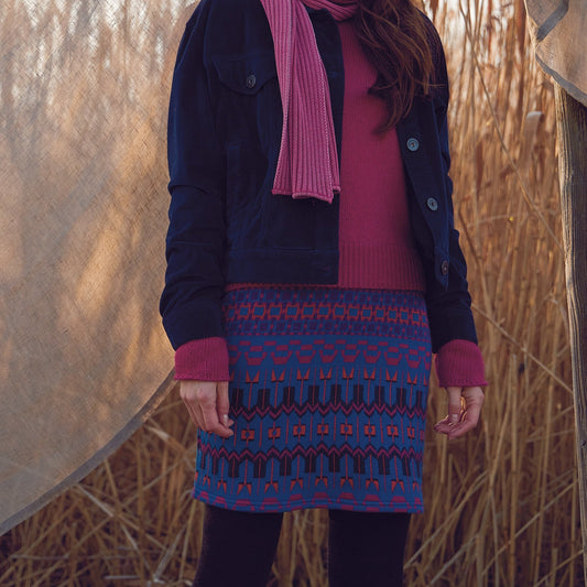 Jupe en jacquard géométrique - MADNESS