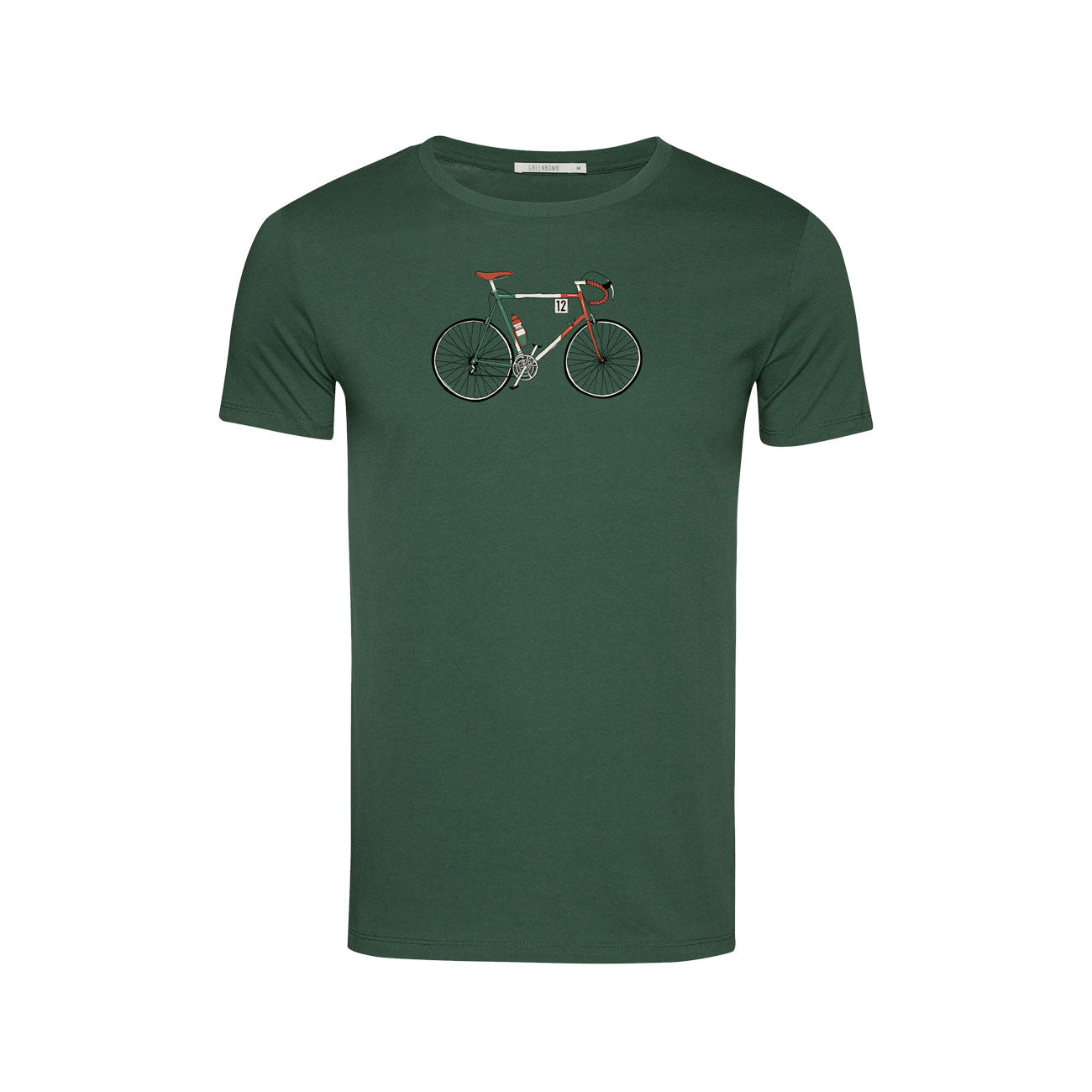 T-shirt vélo de route ENZO en coton bio - GREENBOMB