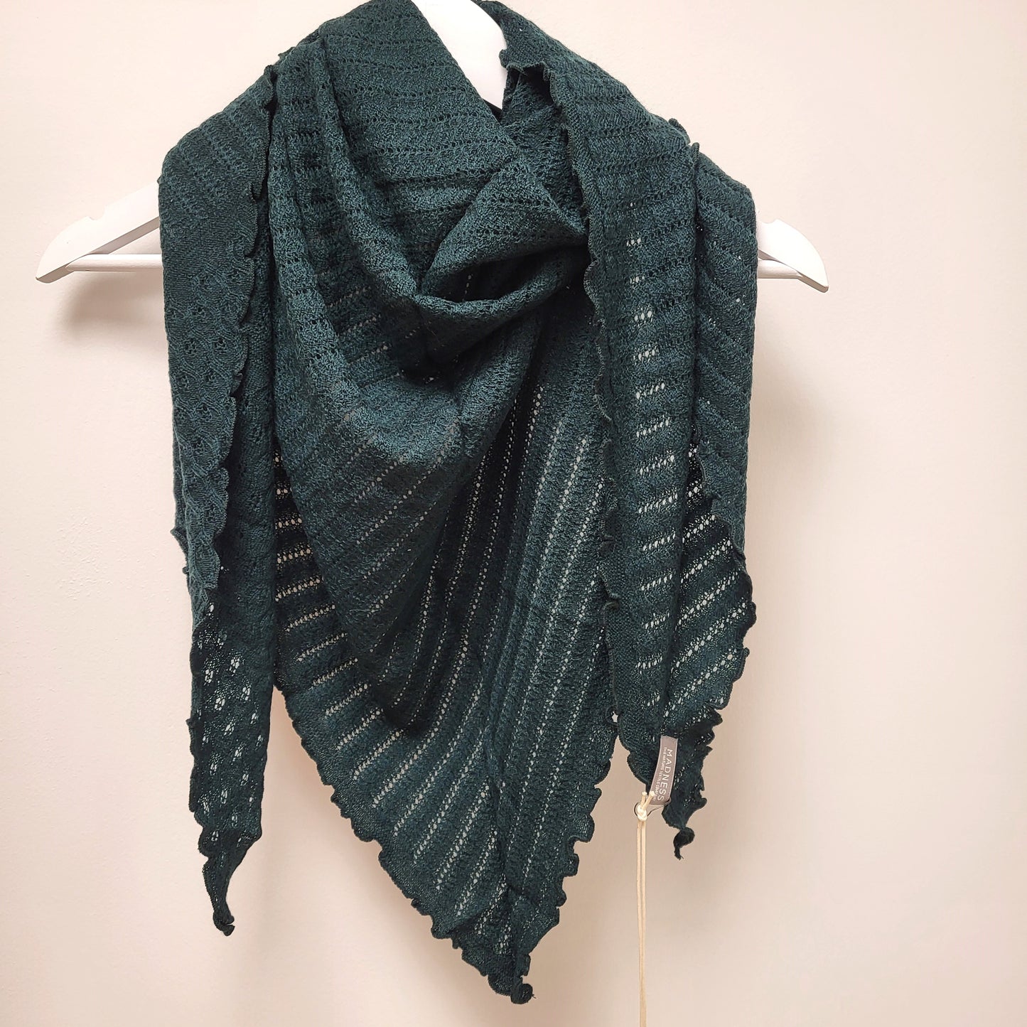 Châle ajouré 100% laine mérinos - MADNESS