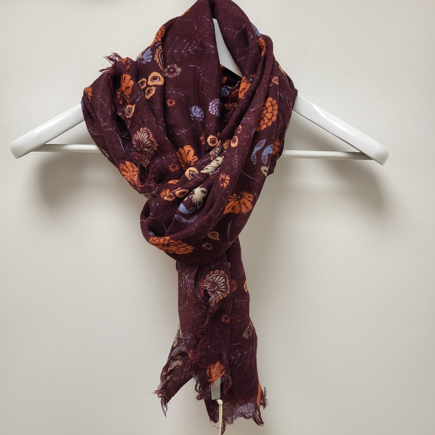 Foulard imprimé 100% laine bio - MADNESS