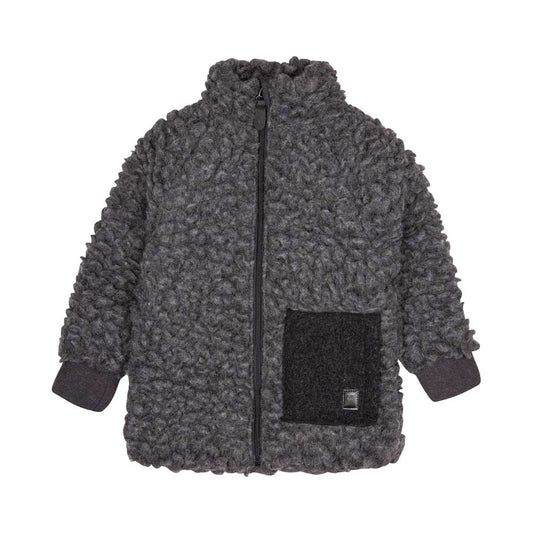 Manteau moutmout enfant laine et coton - PUREPURE