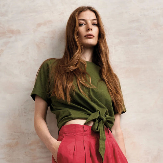 Top noué ANISHA en coton bio - KOMODO
