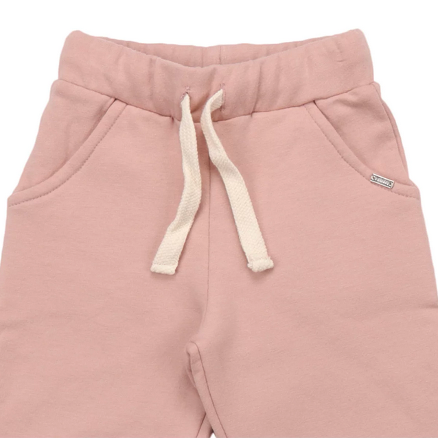 Pantalon de jogging CAT PINK en coton bio - WALKIDDY